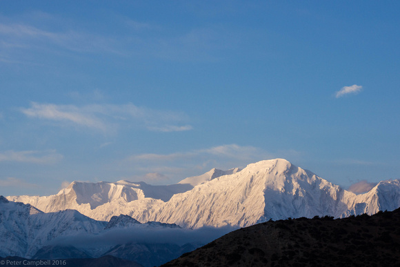 Annapurnas at dawn