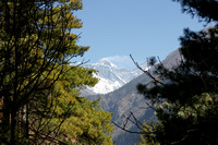 Sagarmāthā  (Mt Everest) from near Namche Bazaar