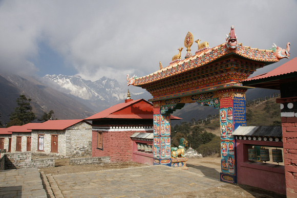 Sagarmāthā (Mt Everest) from Tengboche Monastery